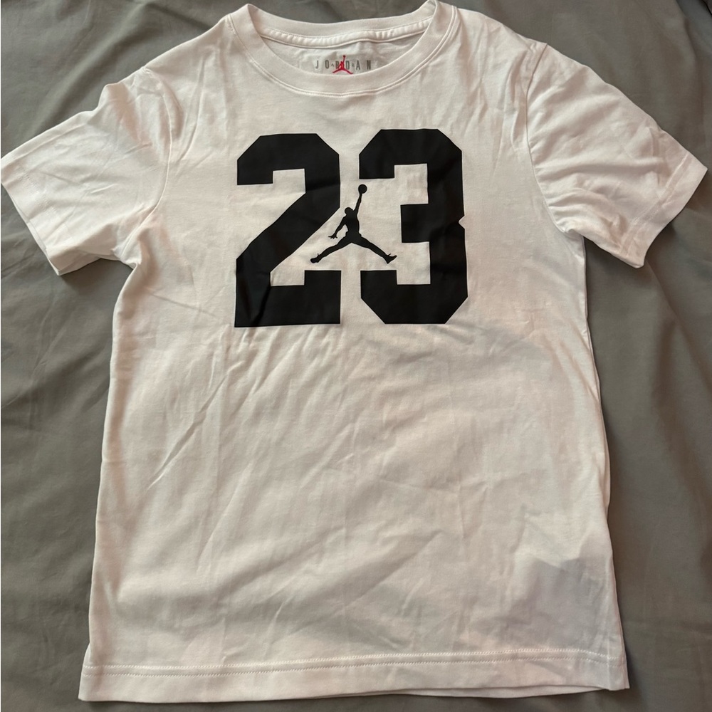 Jordan Kids White and Black 23 T-Shirt